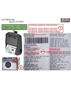 QLn420 Wireless Printer (G Radio)