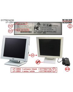 12.1" OEM LCD.w/Stand,US PSU& Sig cbl, L