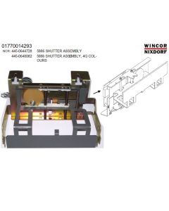 NCR:SHUTTER ASSY P86