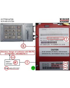 NCR:LTSB K104 STEEL EPP (ROHS/PCI)