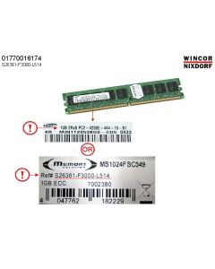 MEM 1GB DDR2-533 PC2-4200 UB EC 88034470