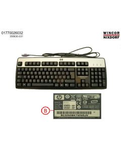 COMPAQ HP D530 UK KEYBOARD PS2 BLACK/