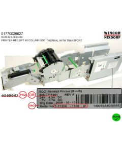 5887 PRINTER-RECEIPT 40 SDC 445-0693482