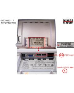 4820-2WB 12.1" USB Interface