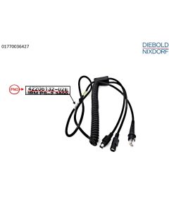 HHP IT3800LR PS/2 Spiral Scanner Cable