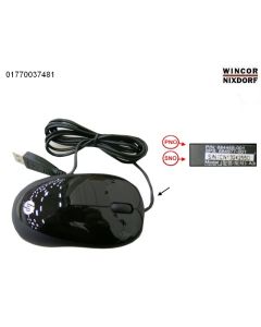 MOUSE USB OPT SCROL CARBON 1.8M