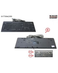 Keyboard KB410 USB Black US