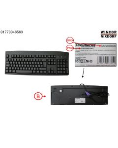 Keyboard USB black Italian Layout