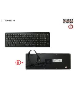 keyboard PL-84-BLACK-USB-GER