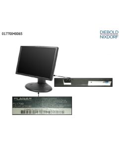 17" Monitor Planar PLL1710 w. base bk