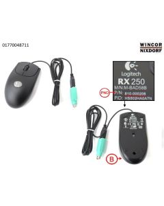 Logitech B100 Optical Mouse, black