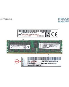 Memory 16GB 1.2V, DDR4, 2133MHz, RDIMM