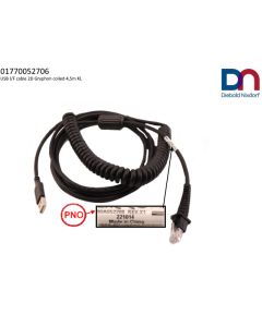 USB I/F cable 2D Gryphon coiled 4,5m KL