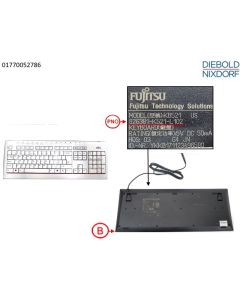 (FSC) KB521 US KEYBOARD GREY FUJITSU