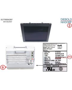 12.1" Readable XGA 24V Display W. Heater