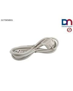 Netzkabel 3m White Schuko