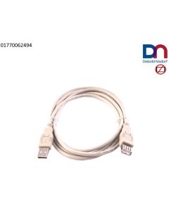 USB 2.0 Cable with Typ A/Typ A 1,8m grey