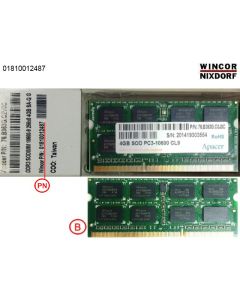 SDRAM-DDR3-1333H-UB 4GB/512MX64 N#SODIMM