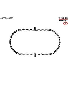 Transport belt gear teeth:6;753