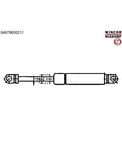 gas spring III 400 N