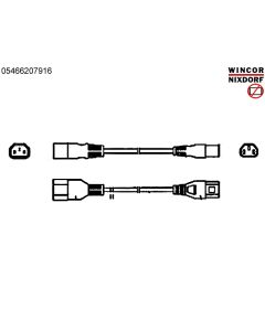 Power cable G-G 2,5m