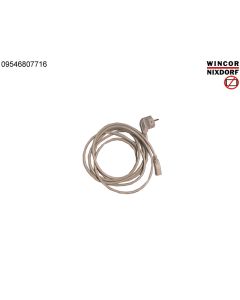 Power cable Germany 3,0m grey