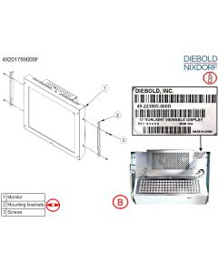 REPL KIT,DSPL,LCD,LED BKLT,15 IN,SVD