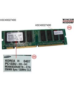 "NEW" 256MB SDRAM 3.3V UNBUFF. PC133