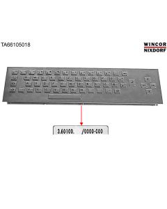 Alpha keypad D, stainless steel