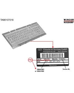 EPP-combination keyboard German